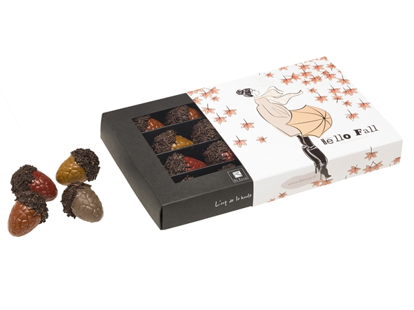 Eikeltjes choc gesorteerd