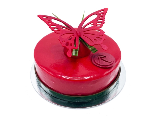 Frambozen-citroen taart