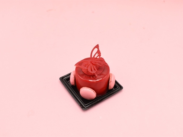 Frambozen-citroen gebakje