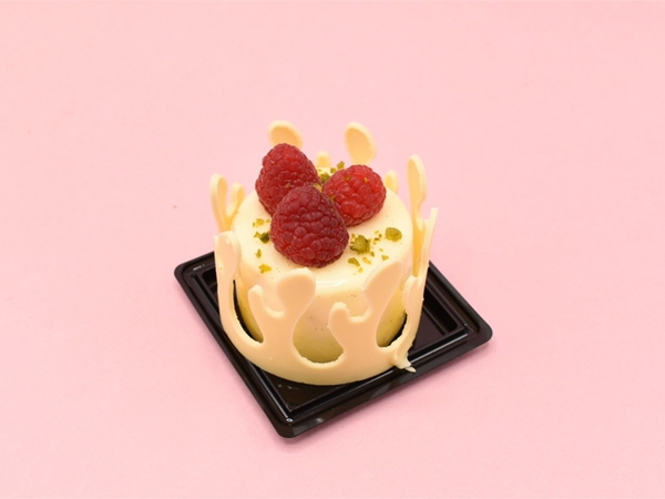 Champagne framboos gebak