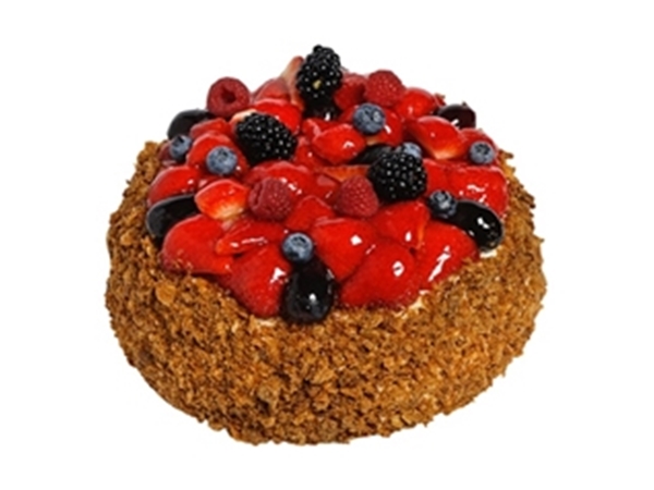 Grote vruchtentaart rood fruit 12 pers