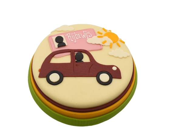 Autotaart/Rijbewijstaart