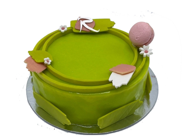 Koffie-Caramel-Nougat Montelimar taart