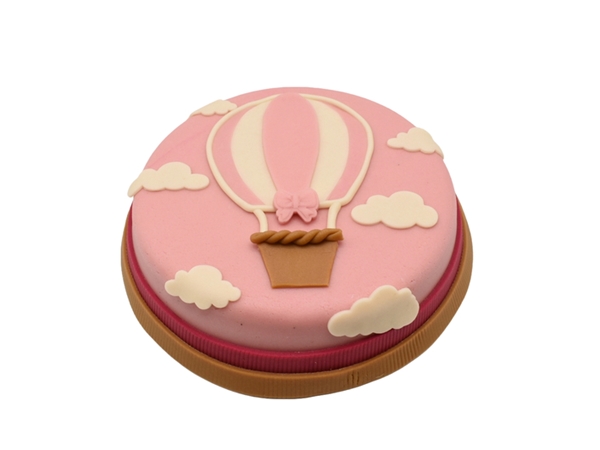 Luchtballontaart Roze