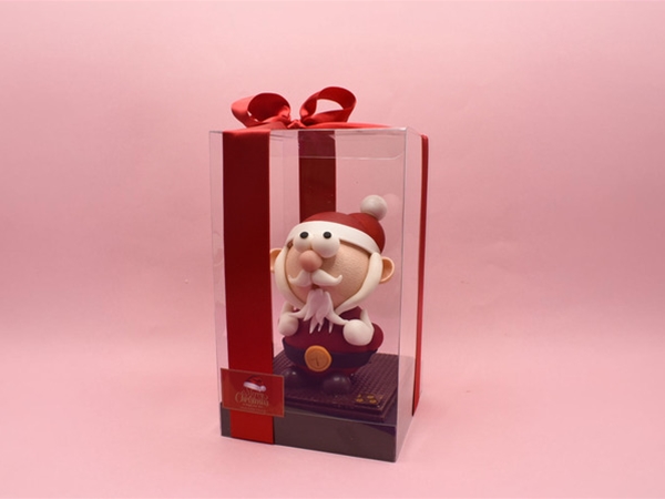 Kerstman van chocolade